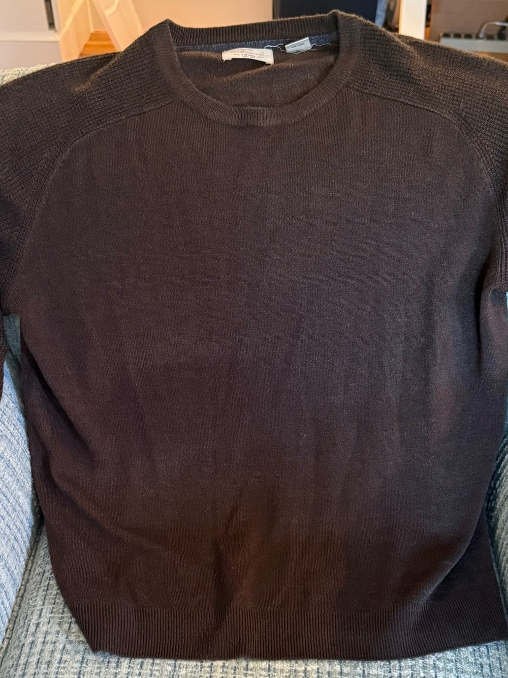 Weatherproof Men's Dark Brown Crewneck Sweater